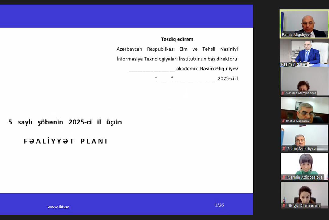 Sənaye 4.0 platformasında elektron elm problemləri tədqiq olunur
